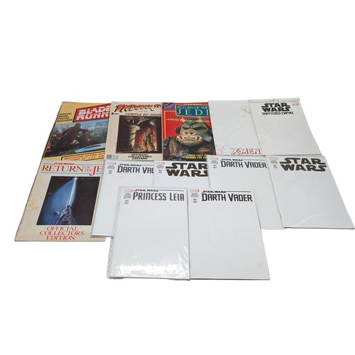 439 - Star Wars - Magazines - Blank Cover Variants - (6) Some In Protective Sleeves and VF+ Others Good, P... 