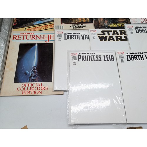 439 - Star Wars - Magazines - Blank Cover Variants - (6) Some In Protective Sleeves and VF+ Others Good, P... 