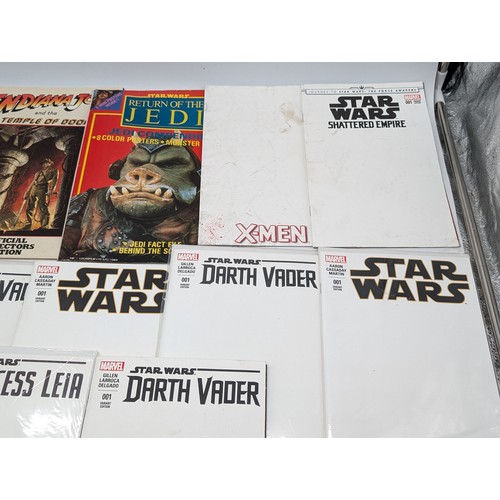 439 - Star Wars - Magazines - Blank Cover Variants - (6) Some In Protective Sleeves and VF+ Others Good, P... 