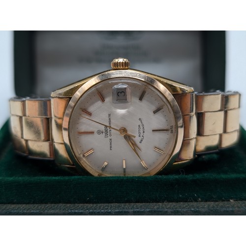 467 - 1960s Tudor Rolex Prince Oysterdate Wristwatch, With Original Papers, Guarantee & Box. Serial Dated ... 