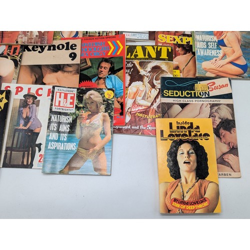 503 - Group Adult Magazines - Keyhole, Caprice, Sexorama Etc