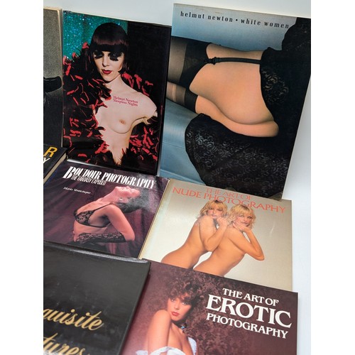 513 - Group (9) Adult - Glamour Books - Helmut Newton, Glamour Photography Etc