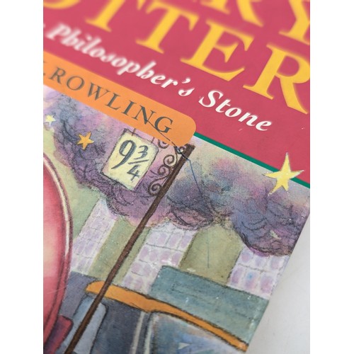 411A - ROWLING, J. K. Harry Potter and the Philosopher's Stone, FIRST EDITION, FIRST ISSUE, hardback [one o... 