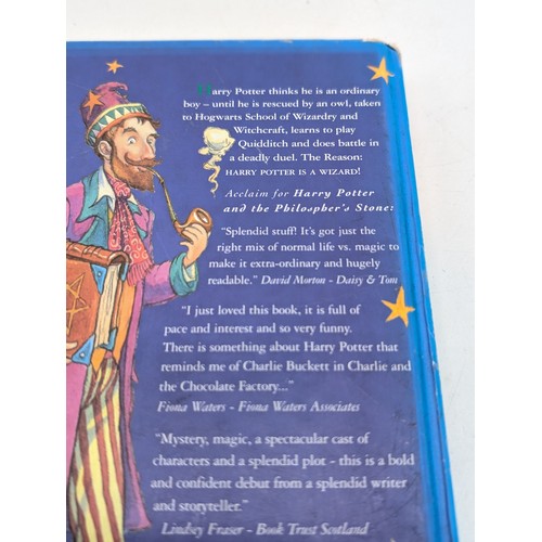 411A - ROWLING, J. K. Harry Potter and the Philosopher's Stone, FIRST EDITION, FIRST ISSUE, hardback [one o... 