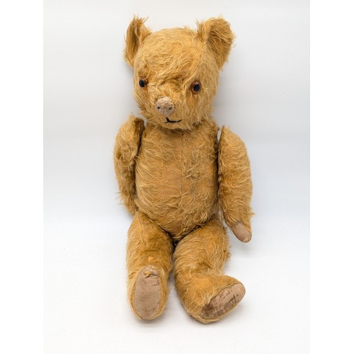 390 - A Vintage Mohair Jointed Teddy 21