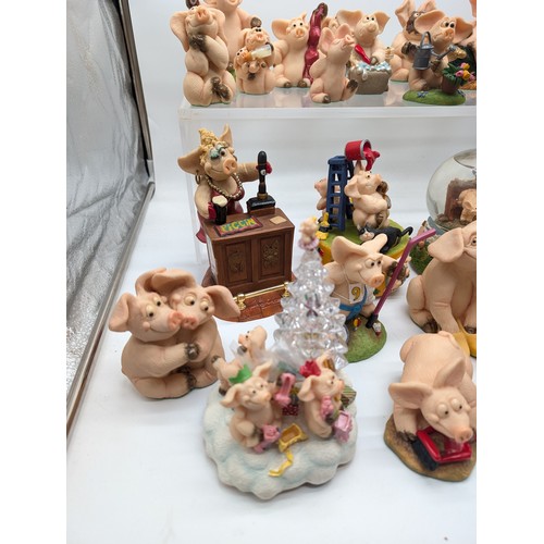 200 - A Large Group of Unboxed Piggin Figures, All In Excellent Condition