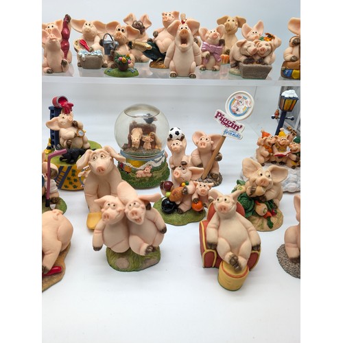 200 - A Large Group of Unboxed Piggin Figures, All In Excellent Condition