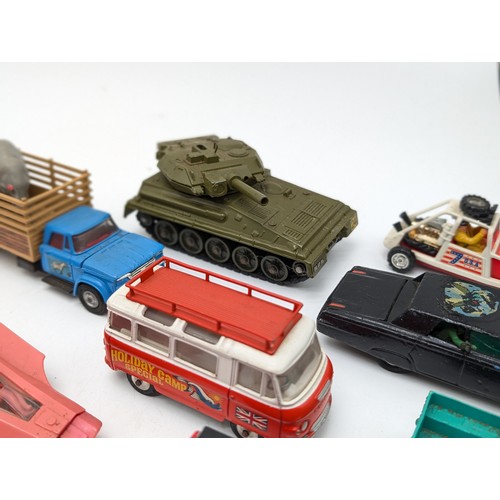 387 - Very Good Corgi / Dinky Vintage Bundle, Playworn vehicles / Sets including complete Daktari Gift set... 