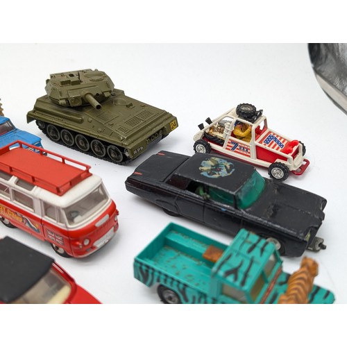 387 - Very Good Corgi / Dinky Vintage Bundle, Playworn vehicles / Sets including complete Daktari Gift set... 