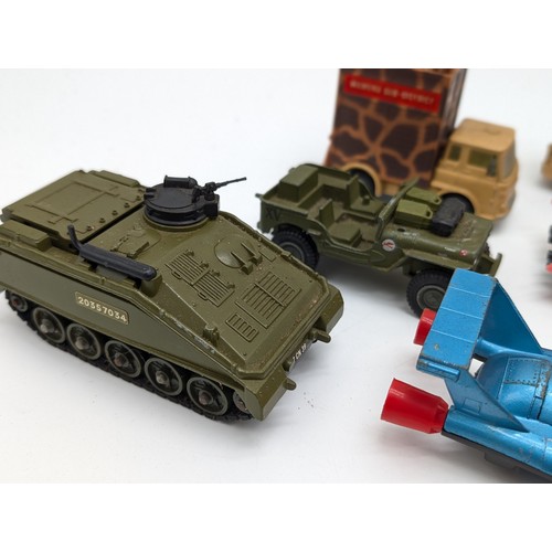 387 - Very Good Corgi / Dinky Vintage Bundle, Playworn vehicles / Sets including complete Daktari Gift set... 