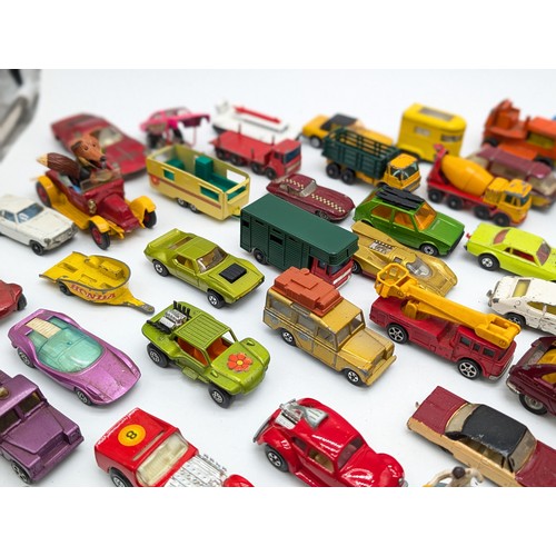 388 - Large Group Vintage Play worn Diecast Vehicles, Corgi, Dinkey, Lesney, Matchbox All Sorts Here.