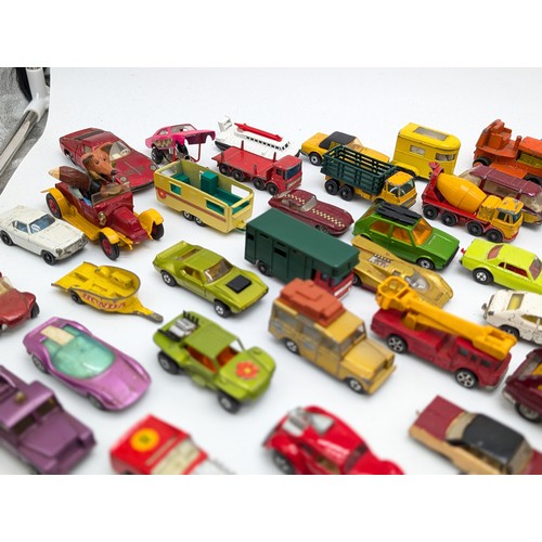 388 - Large Group Vintage Play worn Diecast Vehicles, Corgi, Dinkey, Lesney, Matchbox All Sorts Here.