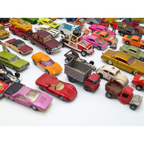 388 - Large Group Vintage Play worn Diecast Vehicles, Corgi, Dinkey, Lesney, Matchbox All Sorts Here.