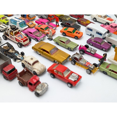 388 - Large Group Vintage Play worn Diecast Vehicles, Corgi, Dinkey, Lesney, Matchbox All Sorts Here.