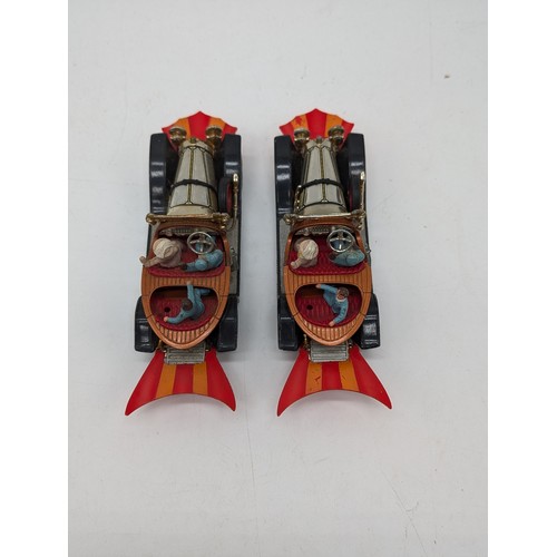 388C - Pair of Original Corgi Toys no 266 Chitty Chitty Bang Bang Diecast Vehicles - Both Appear in Reasona... 