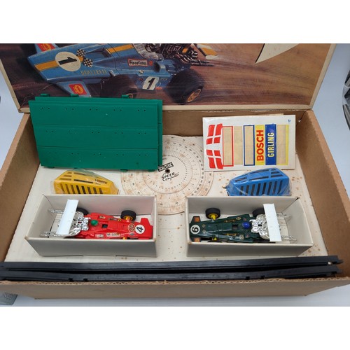 382 - Excellent Vintage Scalextric Super Speed Set Appears Complete, Vehicles are Immaculate - Along With ... 