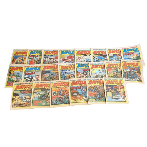 346 - #Note Multiple Photos# Large Group 1977-1981 Battle Action Comics, Most With Pencil Annotated Upper ... 