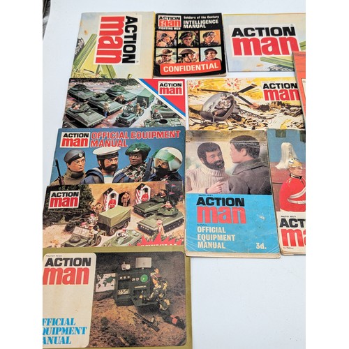 343 - Vintage 1970s Palitoy Action Man - Pair of Excellent Condition Brutus The Dogs, Shark and Various Ma... 