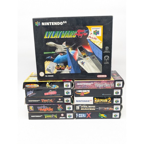 348 - Excellent Group (11) Nintendo 64 N64 Games -Complete With Manuals and Inner Packaging. Overall Box C... 