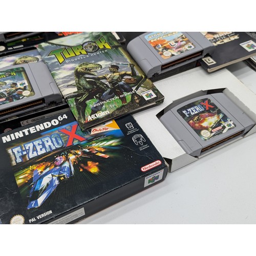 348 - Excellent Group (11) Nintendo 64 N64 Games -Complete With Manuals and Inner Packaging. Overall Box C... 