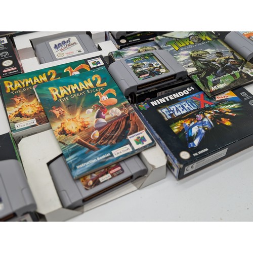 348 - Excellent Group (11) Nintendo 64 N64 Games -Complete With Manuals and Inner Packaging. Overall Box C... 