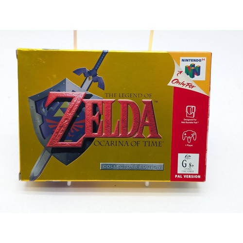 352 - Excellent N64 Zelda Pair - Ocarina of Time & Majoras Mask Both Scarce Collectors Editions. Both CIB,... 