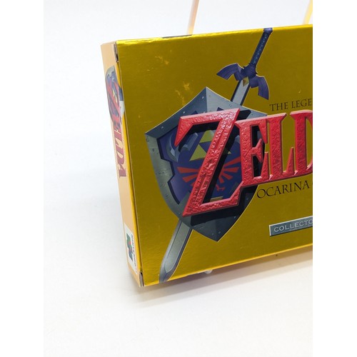 352 - Excellent N64 Zelda Pair - Ocarina of Time & Majoras Mask Both Scarce Collectors Editions. Both CIB,... 