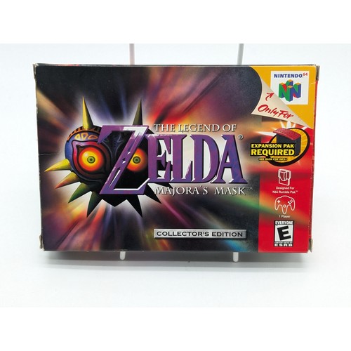 352 - Excellent N64 Zelda Pair - Ocarina of Time & Majoras Mask Both Scarce Collectors Editions. Both CIB,... 