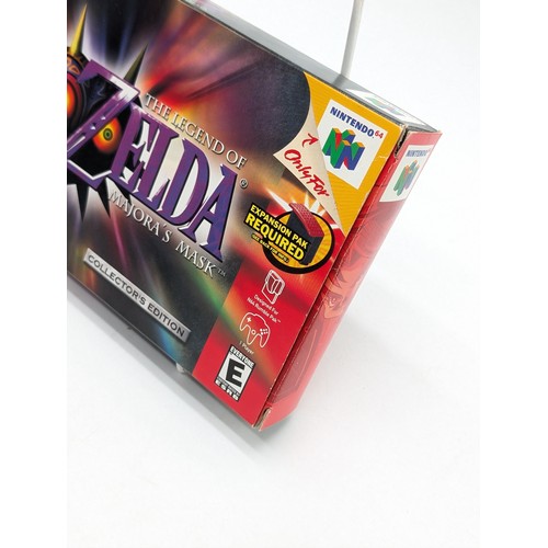 352 - Excellent N64 Zelda Pair - Ocarina of Time & Majoras Mask Both Scarce Collectors Editions. Both CIB,... 