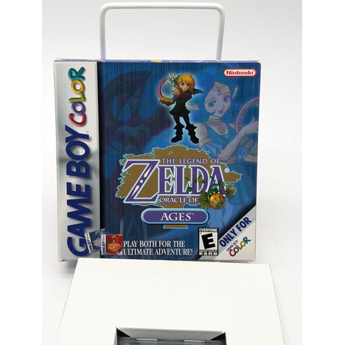 356 - Gameboy Color Zelda Bundle - Oracle of Ages - Oracle of Seasons - Links awakening DX - Typical Box W... 