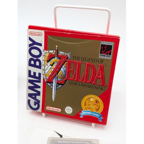 357 - Original Gameboy - Zelda Bundle - Links Awakening x 2 - Both CIB - Boxes Good With Typical Edge Wear