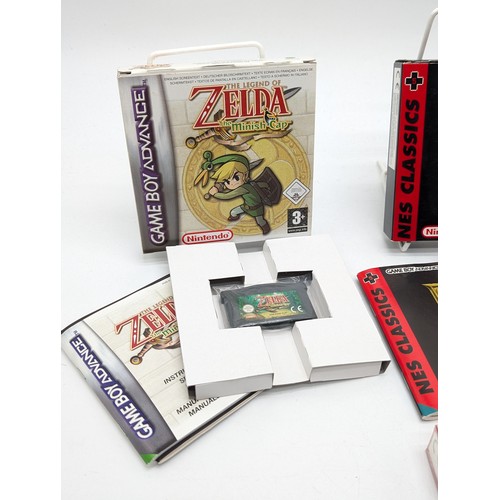 358 - Retro Gameboy Advance Bundle - Zelda II - Legend of Zelda - Minish Cap - All CIB and Mint - Boxed VF... 