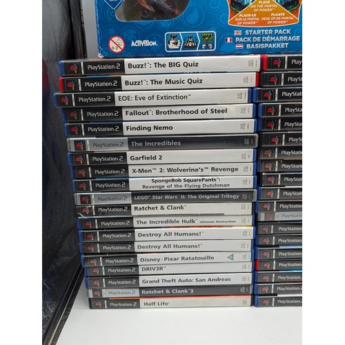 359 - Large Group Retro Gaming - 56 PS2 Games - Nearly All CIB With Manuals and Discs and Original Artwork... 