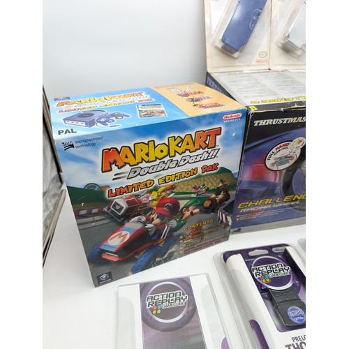 360 - Retro Gaming - Nintendo Gamecube Purple Double Dash Limited Edition Pack, With Double Dash Game CIB ... 