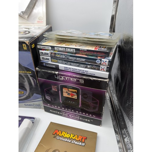 360 - Retro Gaming - Nintendo Gamecube Purple Double Dash Limited Edition Pack, With Double Dash Game CIB ... 