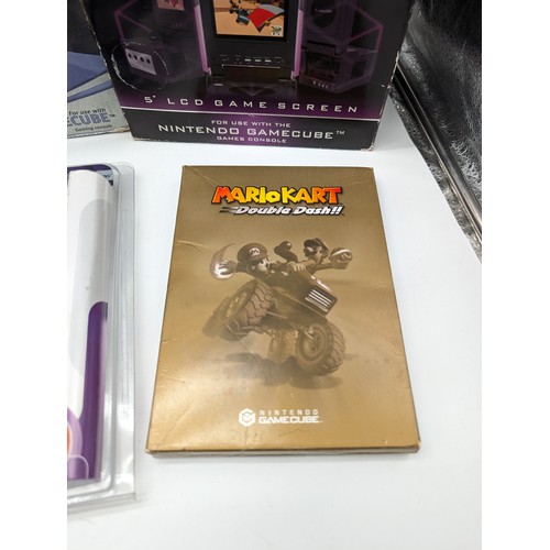 360 - Retro Gaming - Nintendo Gamecube Purple Double Dash Limited Edition Pack, With Double Dash Game CIB ... 