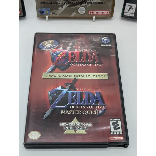 362 - Nintendo Gamecube Zelda Collection - All CIB all Boxes and Artwork VF - Wind Waker, Twlight Princess... 