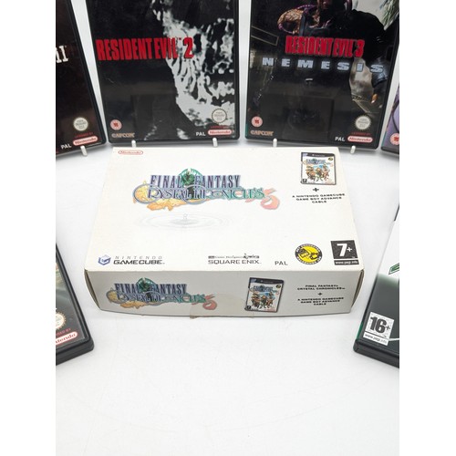 363 - Gamecube Vintage Game Bundle - Resident Evil 1,2,3, Code Veronica, Soulcaliber, Beyond Good and Evil... 