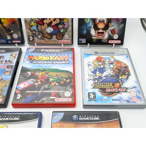 364 - Excellent Gamecube Games Bundle - All CIB - SEALED DONKEY KONGA, Warioworld, Shadow The Hedgehog, Pa... 