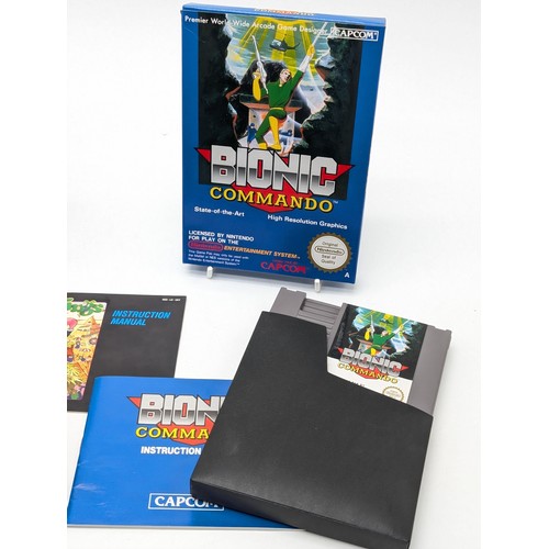 367 - NES Games Bundle - Lemmings & Bionic Commando - Both CIB - Both Excellent Condition With VF Boxes