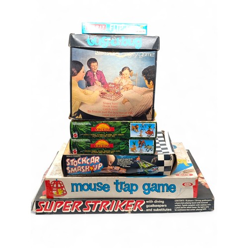 375 - Group 7 Vintage Board Games - Original Mousetrap In Excellent Internal Condition Appears Complete - ... 