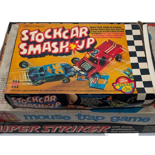 375 - Group 7 Vintage Board Games - Original Mousetrap In Excellent Internal Condition Appears Complete - ... 