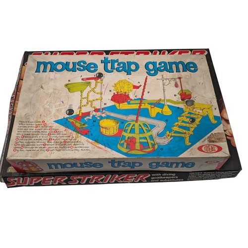 375 - Group 7 Vintage Board Games - Original Mousetrap In Excellent Internal Condition Appears Complete - ... 