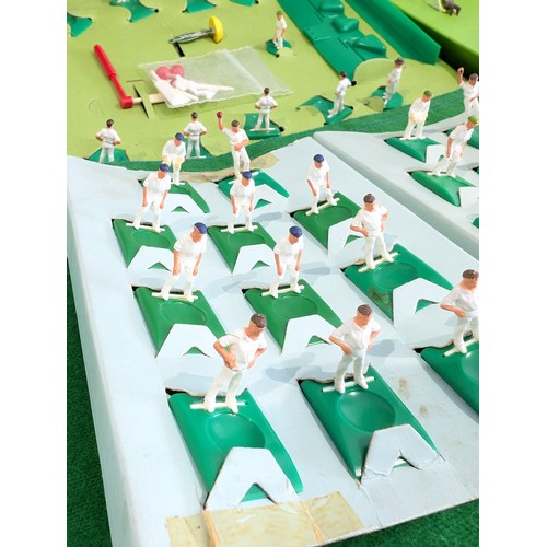 378 - Subbuteo table Cricket test match edition 1970s vintage board game complete set In Excellent Order P... 