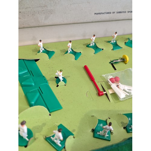 378 - Subbuteo table Cricket test match edition 1970s vintage board game complete set In Excellent Order P... 