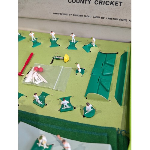 378 - Subbuteo table Cricket test match edition 1970s vintage board game complete set In Excellent Order P... 