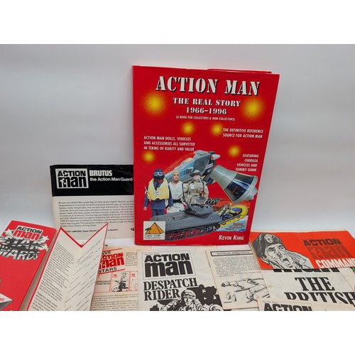 339 - Action Man Palitoy Manuals Etc, Plus 1966-96 Book. Lots of Hard to Find Vintage Instructions !