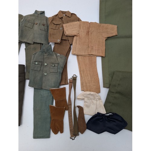 331 - Good Group Vintage Palitoy Action Man Clothes / Accessories Bundle Including Polar Explorer Etc Most... 