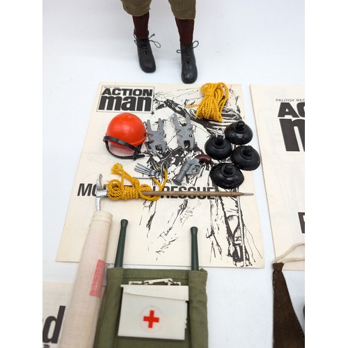 328 - Group (5) Vintage Palitoy Action Man Accessories / Outfits, Including Royal Military Police, Deep Se... 