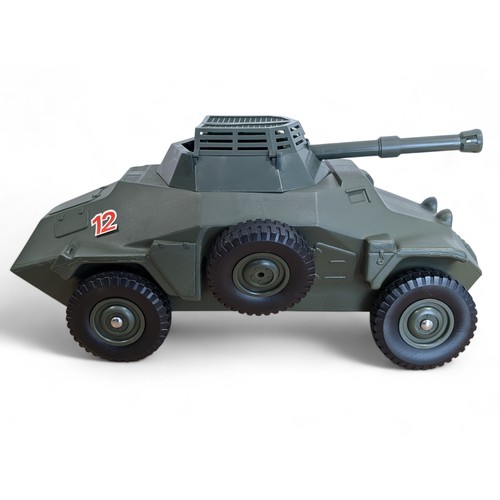 315 - Palitoy Action Man vintage #34755 German Armoured Car, Good within Fair to Poor picture box - Decals... 